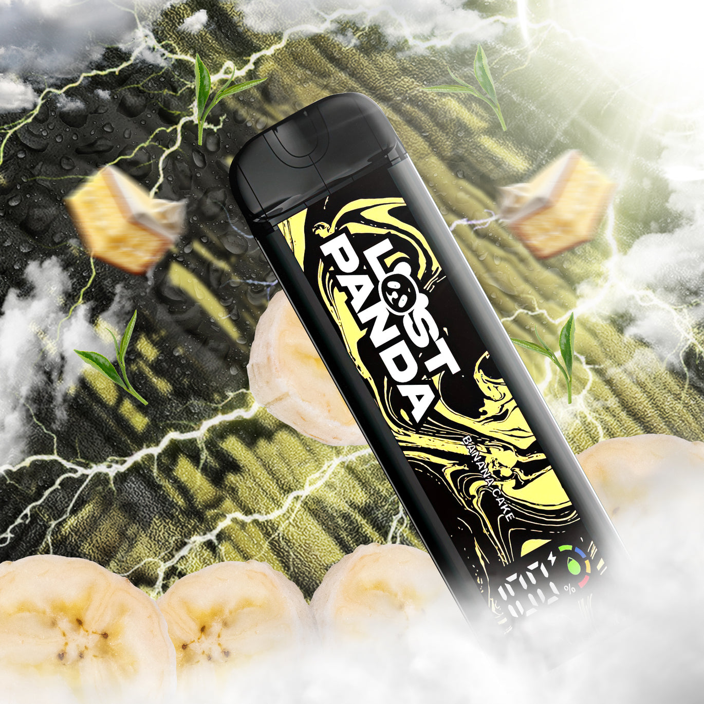 elfbar nachfll pod luft aus Panda cabea vapor e-cigarro, vape, cigarro vaporizador, fumaa eletrnica